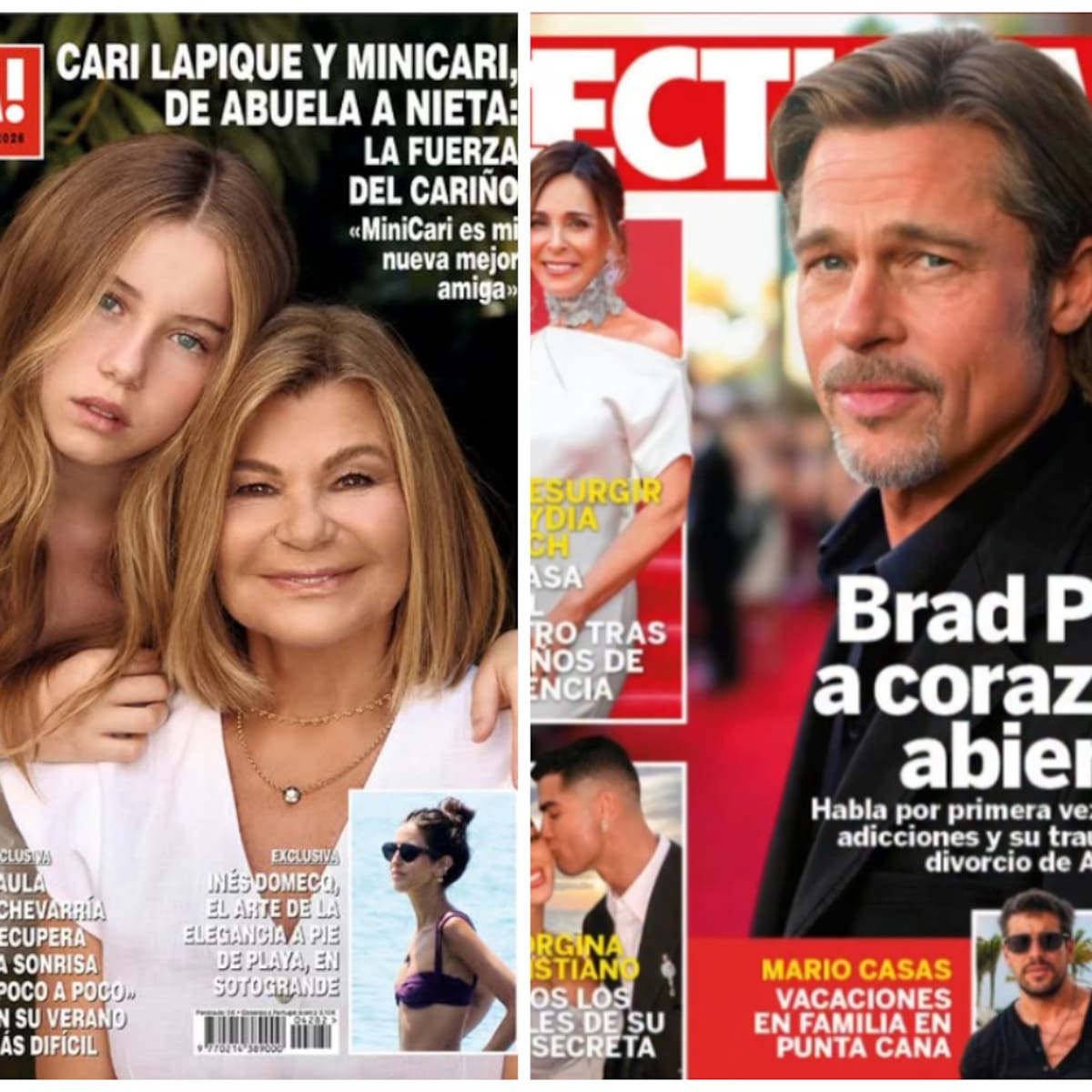 Las portadas de las revistas del 19 de agosto: Cristiano y Georgina, Paula Echevarría y Juls Janeiro