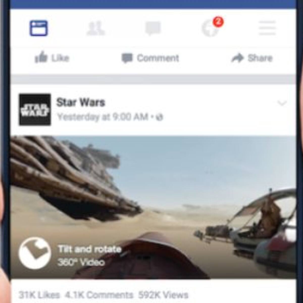 Facebook va a permitir ver videos de 360 gradoss