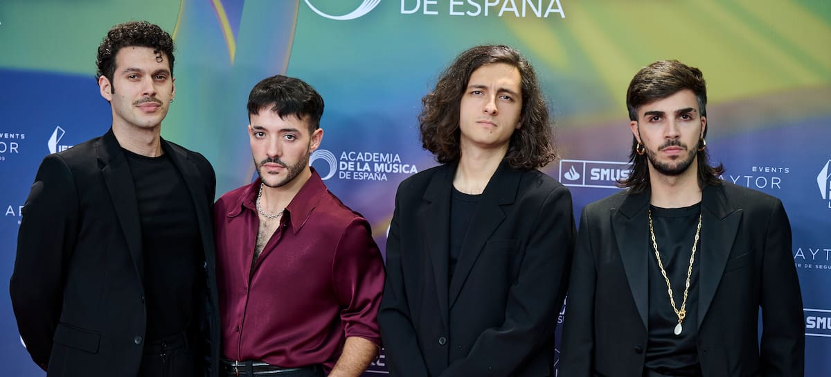 Arde Bogota, en los premios de la Academia de la Música 2024.