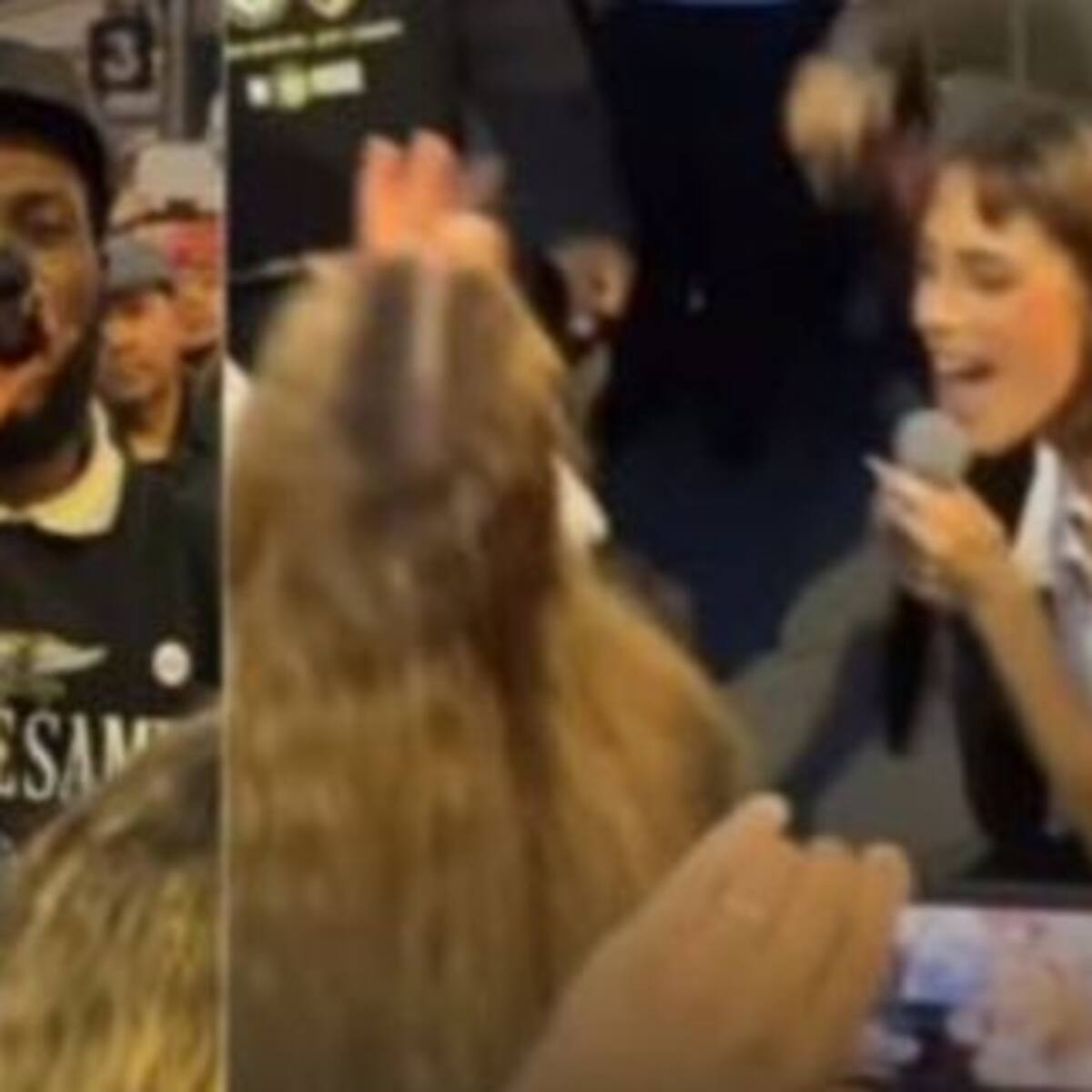 Tini y Chris Martin cantaron en las calles de Dublín