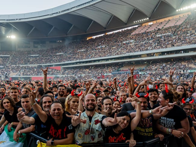 SEVILLA, ANDALUCÍA, ESPAÑA - 29 DE MAYO: Primer concierto de AC/DC en Sevilla del 'Power up Tour 2024'. Primeras actuaciones del primer concierto de AC/DC en el Estadio Olímpico de Sevilla. El 29 de mayo de 2024, en Sevilla (Andalucía, España). La legendaria banda australiana de hard rock AC/DC regresa a Sevilla el miércoles, ocho años después, con el primero de dos conciertos en la Cartuja, dentro de su gira europea, titulada 'Power up Tour 2024'. (Foto de Francisco J. Olmo/Europa Press vía Getty Images)