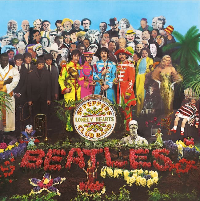 Portada del álbum 'Sgt. Pepper’s Lonely Hearts Club Band' de The Beatles.