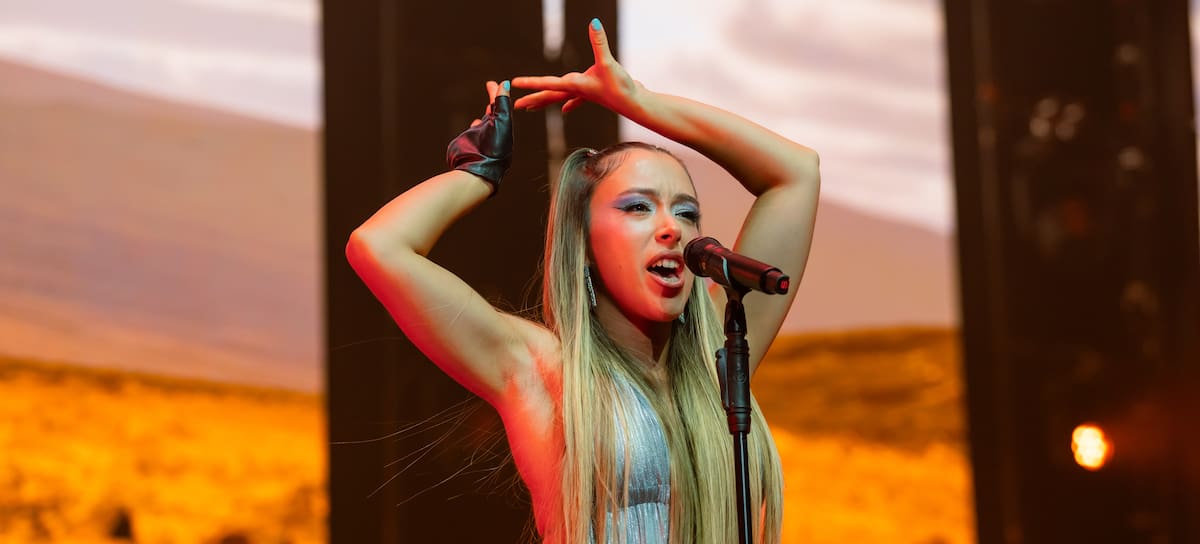 Laura Muñoz en Valencia durante la gira de OT 2026.