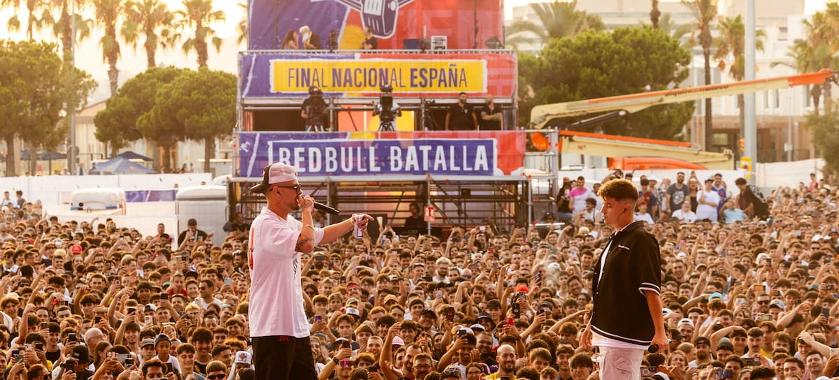 Bnet en la Final Nacional de Red Bull Batalla de Gallos en Barcelona en 2025