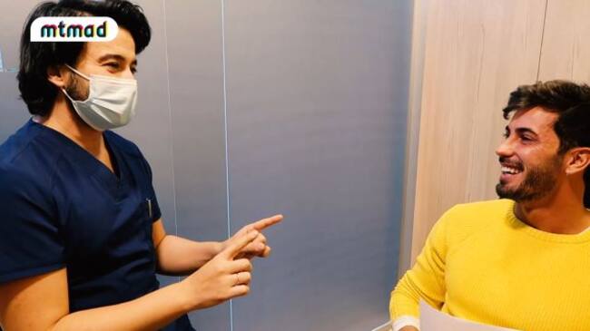 Iván González y su doctor.