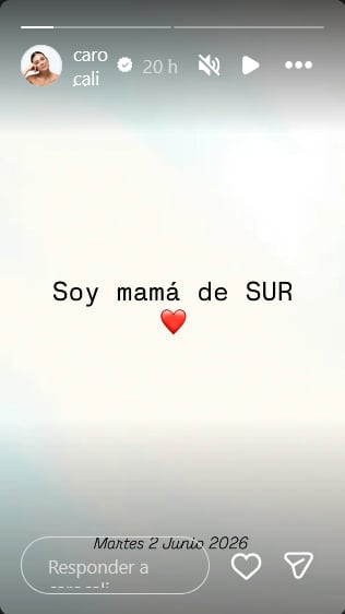 Carolina Ramírez anuncia que ya es mamá.
