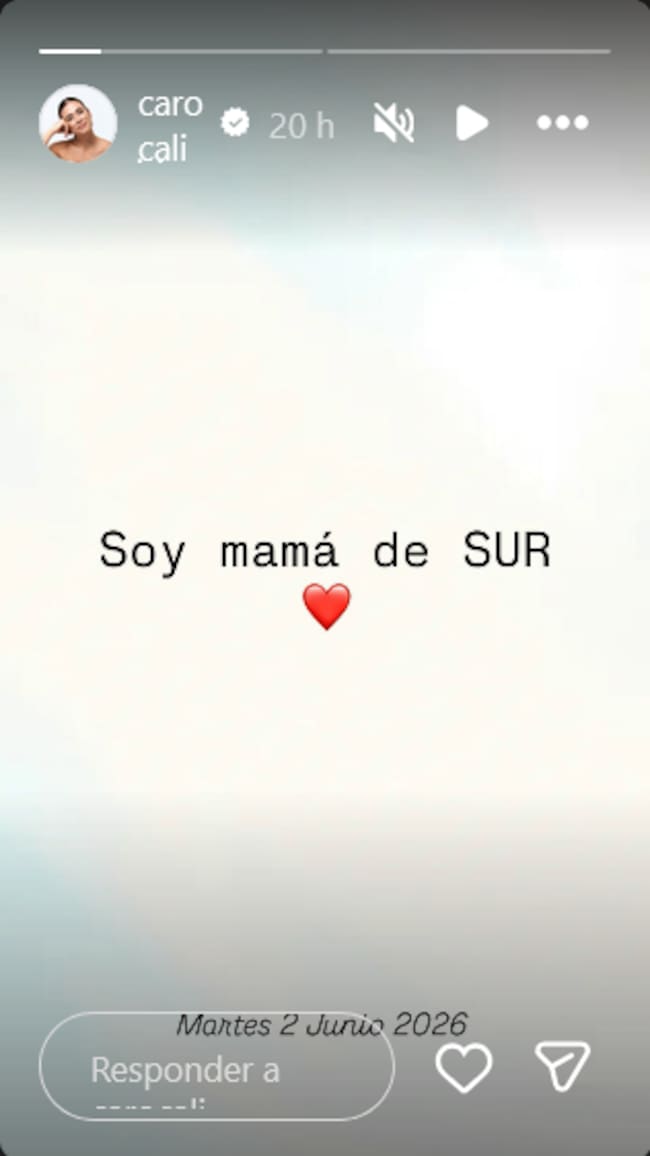 Carolina Ramírez anuncia que ya es mamá.