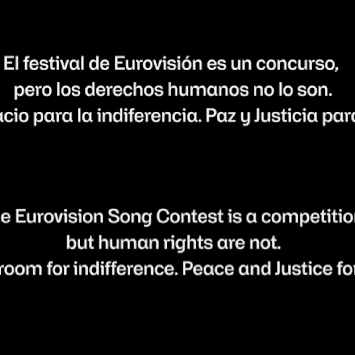 RTVE lanza un contundente mensaje en el arranque de Eurovisión 2026: "No hay espacio para la indiferencia"