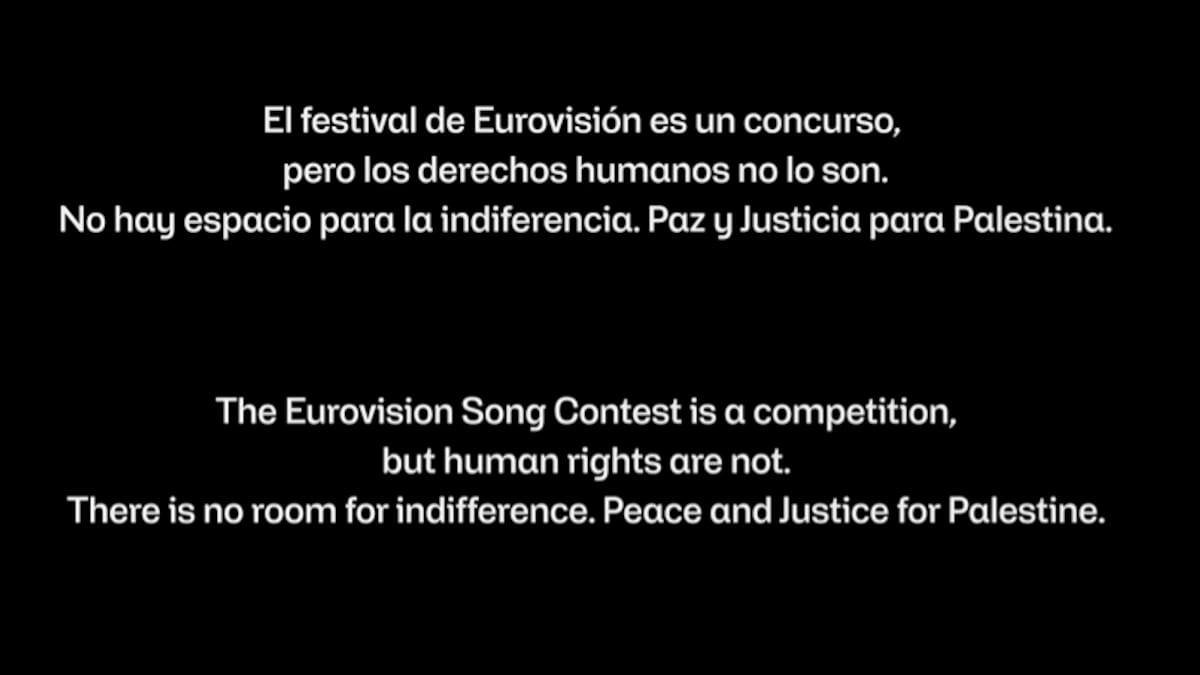 RTVE lanza un contundente mensaje en el arranque de Eurovisión 2026: "No hay espacio para la indiferencia"
