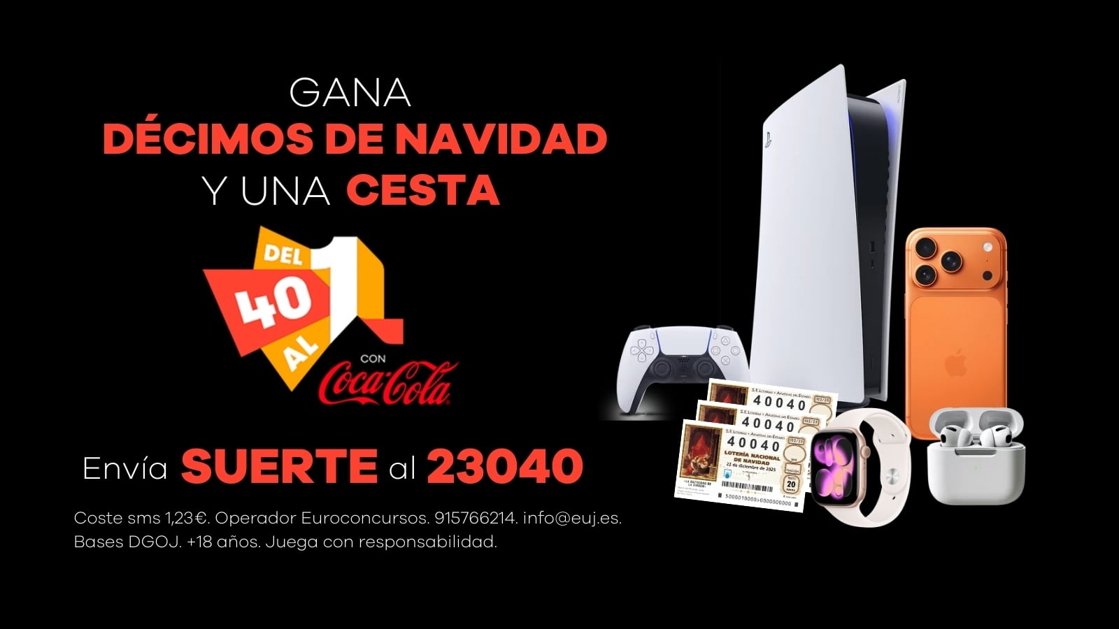 Cesta de Navidad de Del 40 al 1