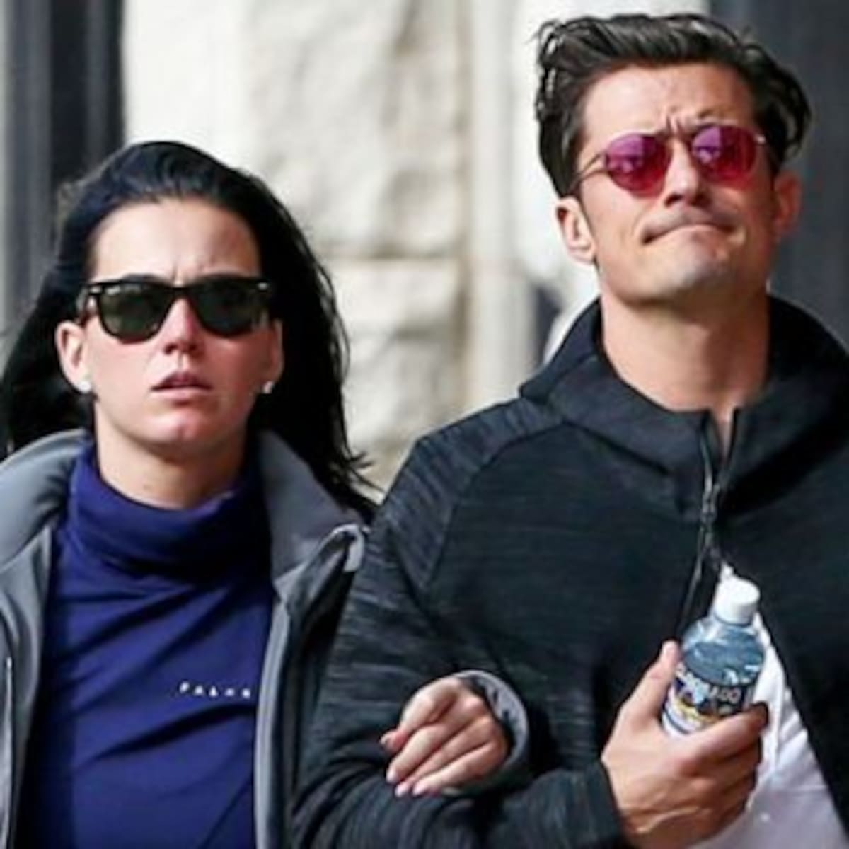 ¡Katy Perry y Orlando Bloom siguen su romance en la nieve!