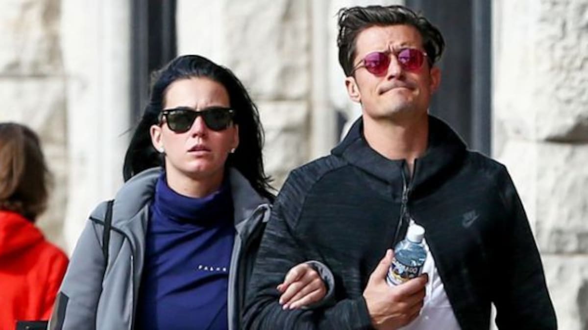 ¡Katy Perry y Orlando Bloom siguen su romance en la nieve!