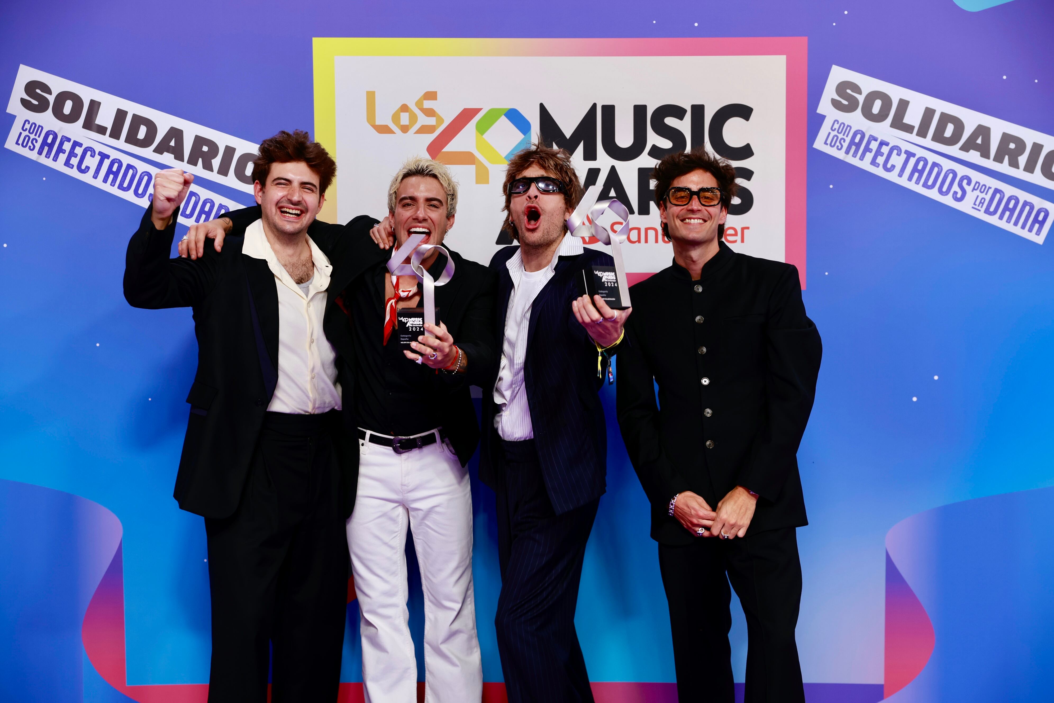 Marlon y Álvaro de Luna, ganadorxs de LOS40 Music Awards Santander 2024 (Mejor Colaboración en Categoría España)