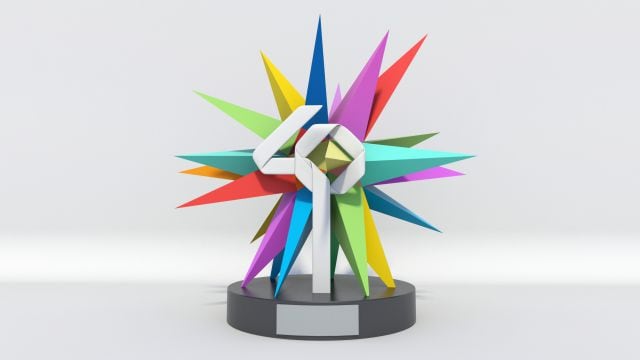 Golden Music Award diseñado por Okuda San Miguel.