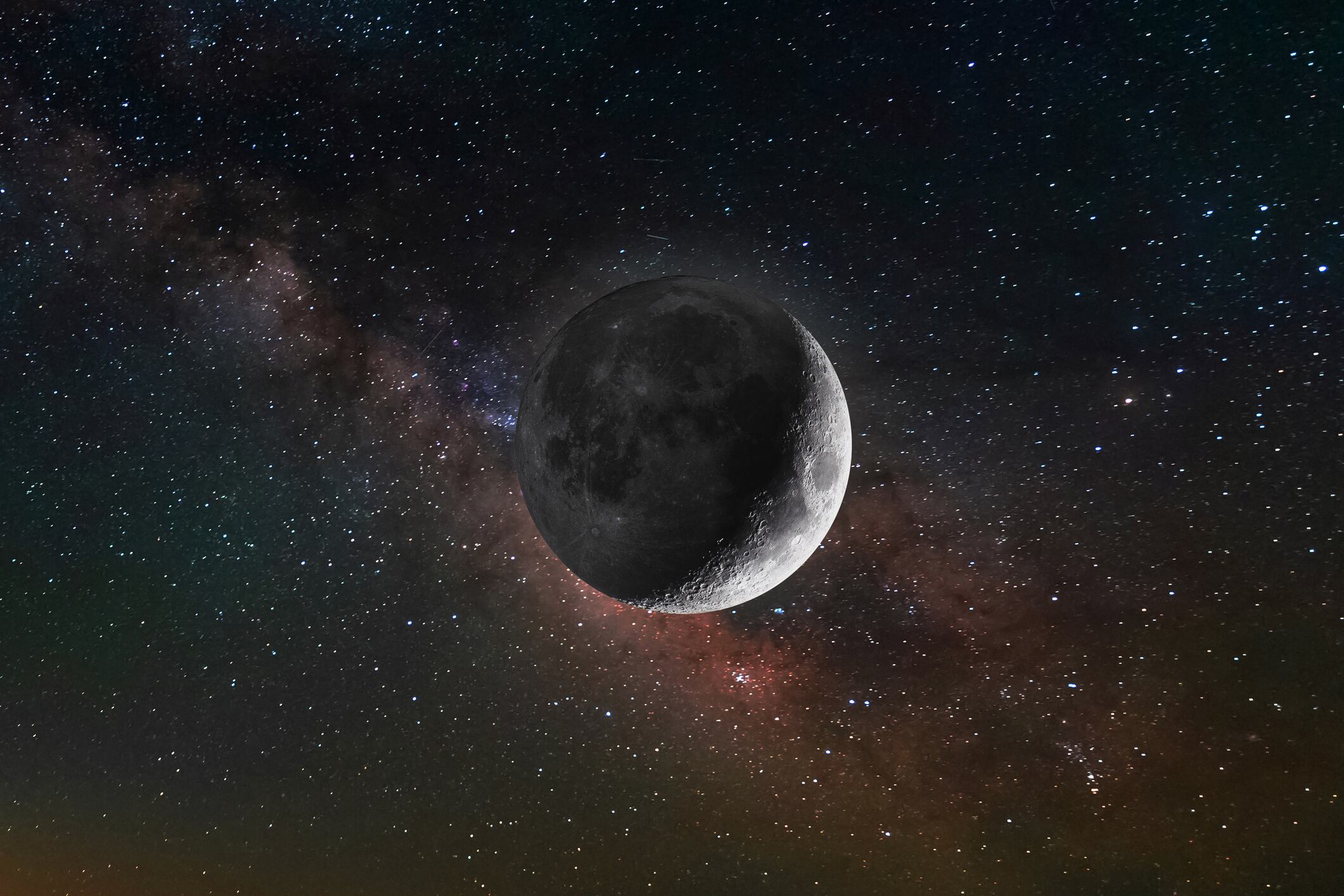 La Luna en su fase Negra