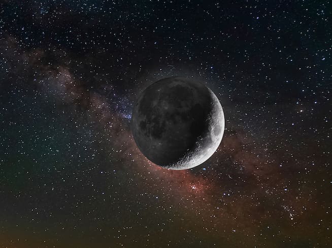 La Luna en su fase Negra