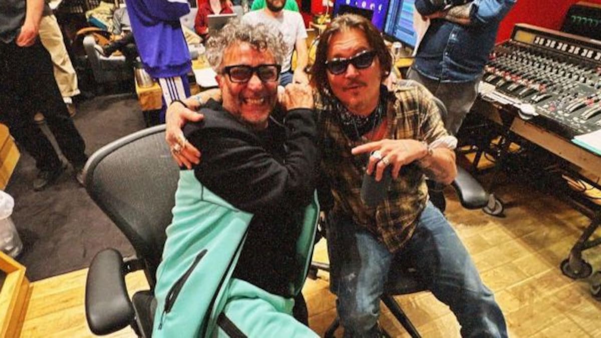 Fito Páez y Johnny Depp juntos en Londres