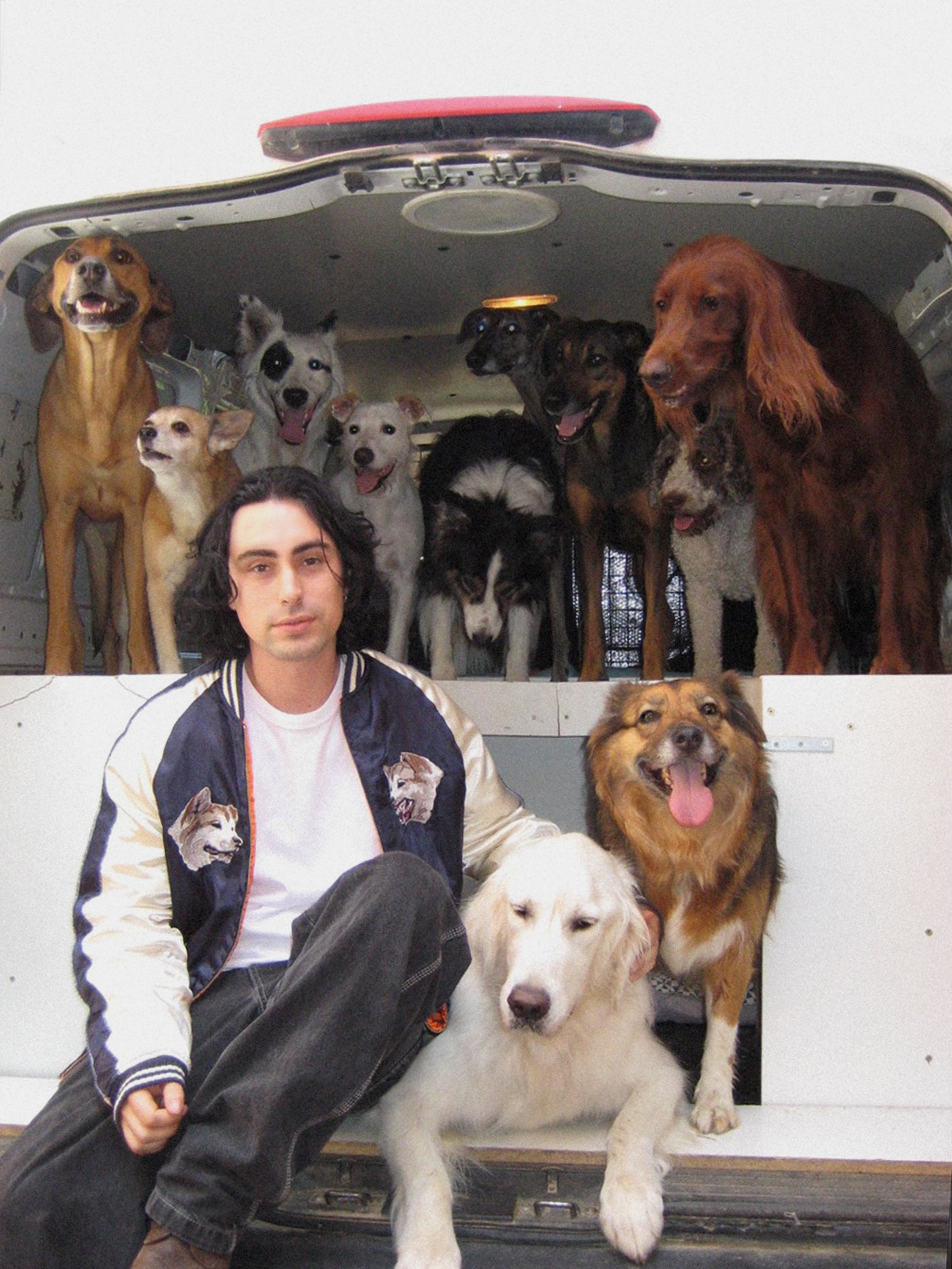 Depresión Sonora y los perretes protagonistas de la portada.