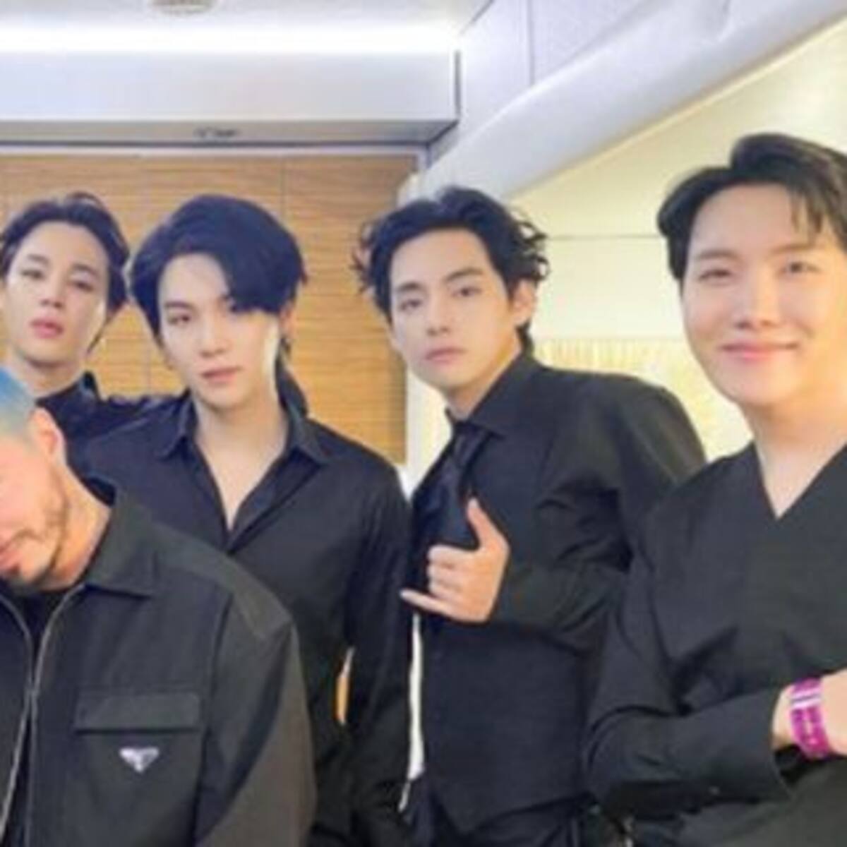 ¡Cada vez más cerca! J Balvin fue visto con Jimin y J-Hope de BTS