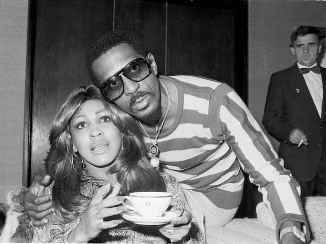 Ike y Tina Turner en Londres el año 1975.