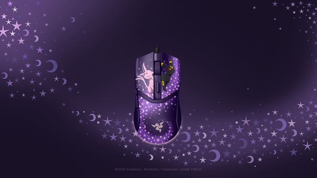 Razer celebra el 30.º aniversario de Pokémon con la espectacular colección 'Espeon & Umbreon'