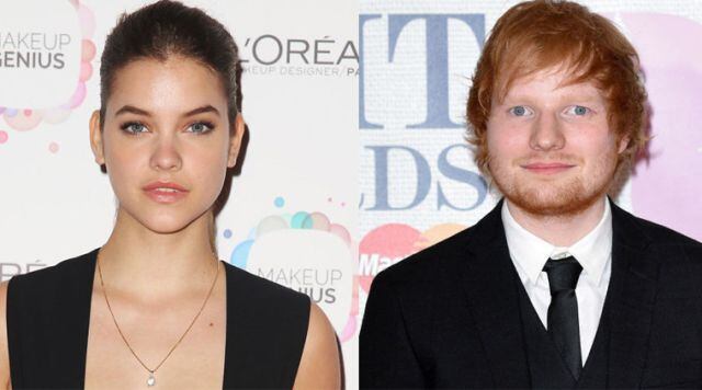 Ed Sheeran y Barbara Palvin.