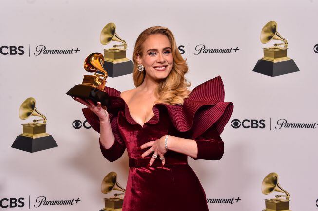 Adele, en los Grammy 2023.