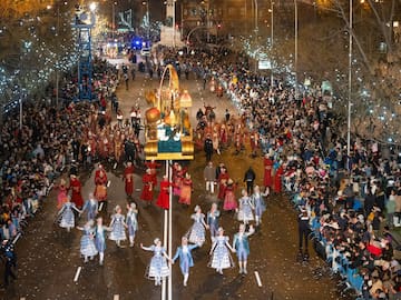Cortes de tráfico por la Cabalgata de Reyes en Madrid 2026