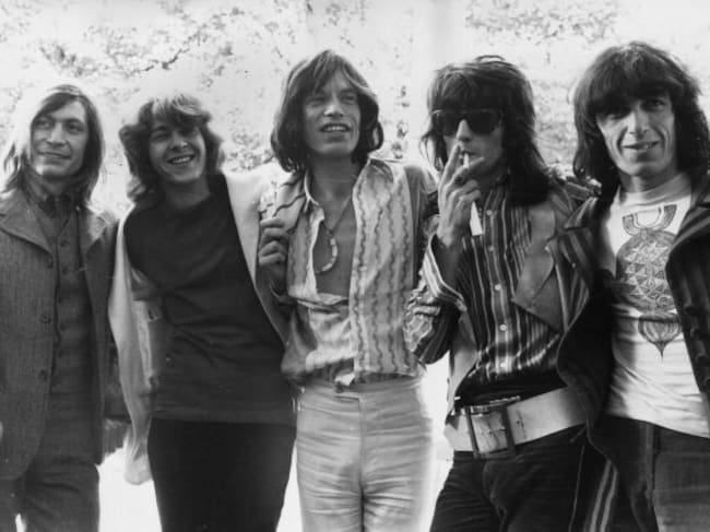 Los Rolling Stones posando en Hyde Park, Londres, en 1969.