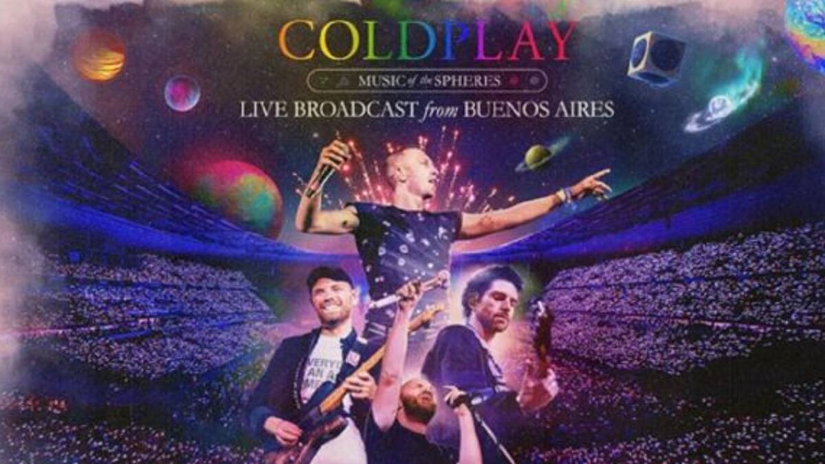 ¡Coldplay anunció la transmisión en vivo de su show desde Buenos Aires!