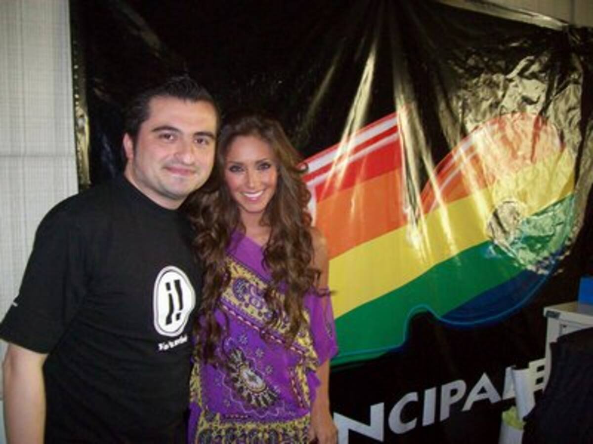Anahi con Martin Catramado