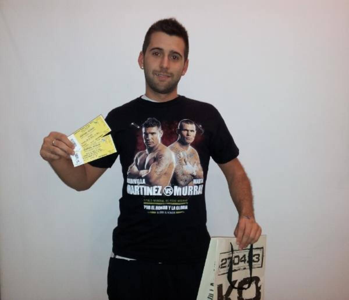 Facundo es uno de los ganadores de entradas VIP para ver a Maravilla Martinez vs Murray