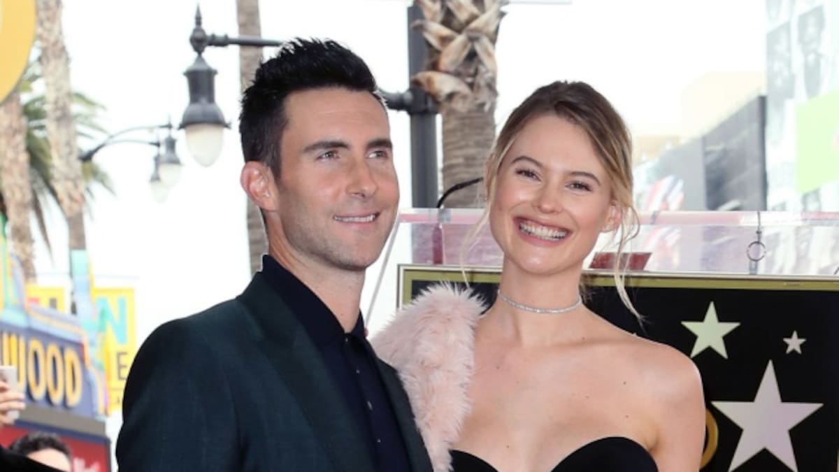 Hija de Adam Levine se robó las miradas en el Paseo de la Fama