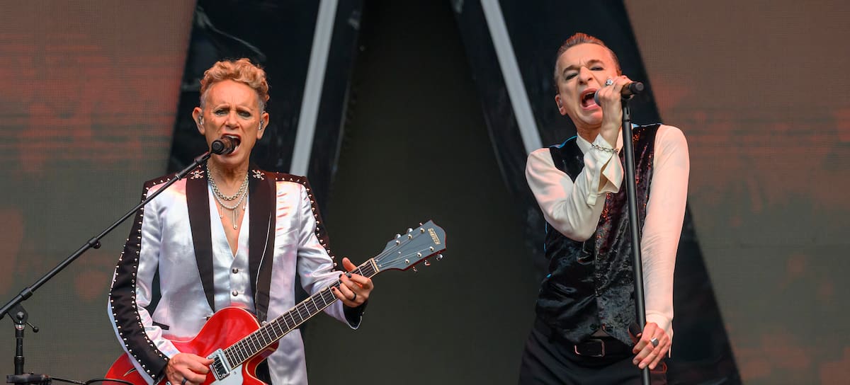Depeche Mode durante un concierto en Londres, el 17 de junio de 2023.