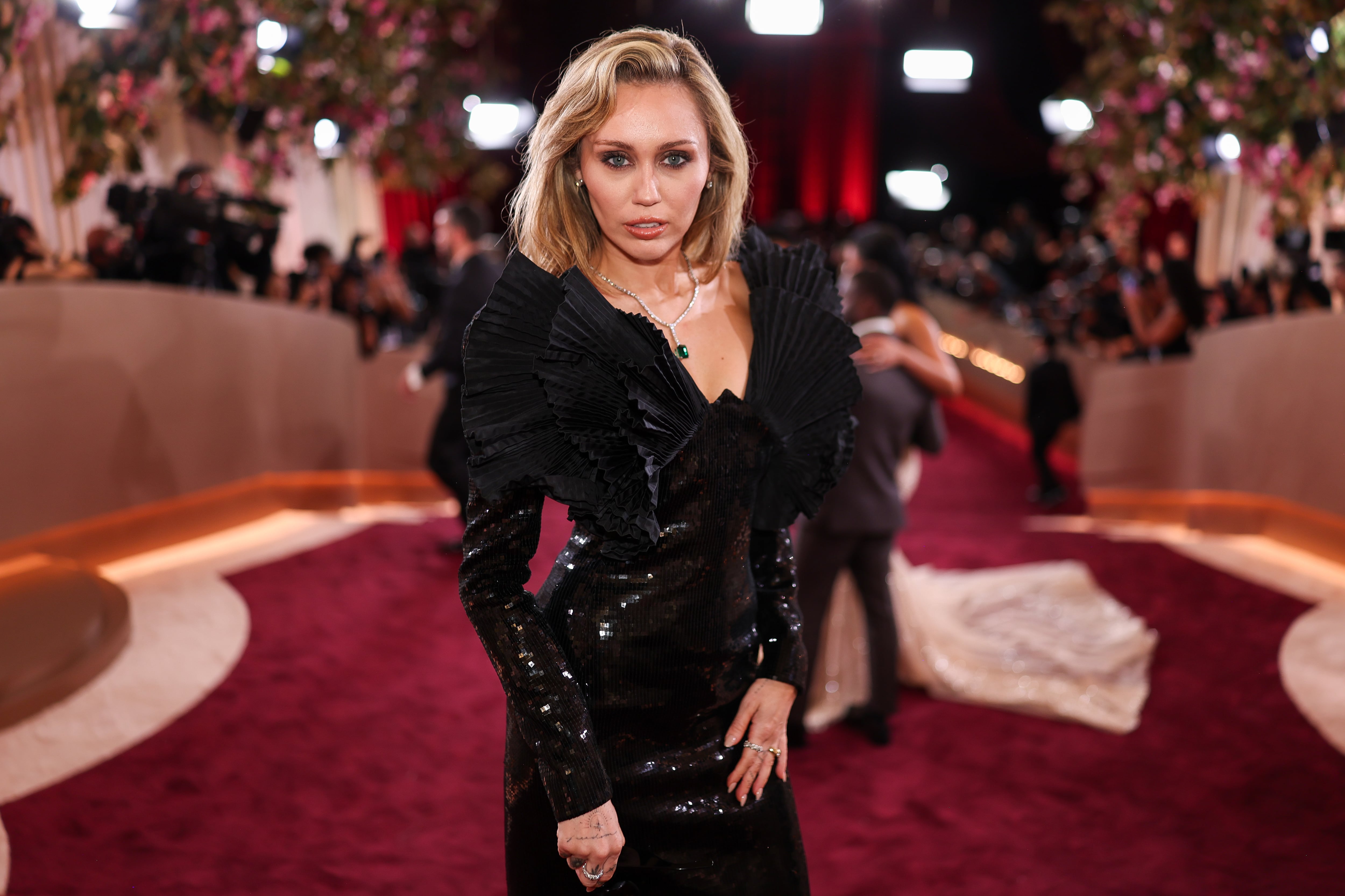 Miley Cyrus en la 83ª gala de los Premios Globo de Oro, enero de 2026