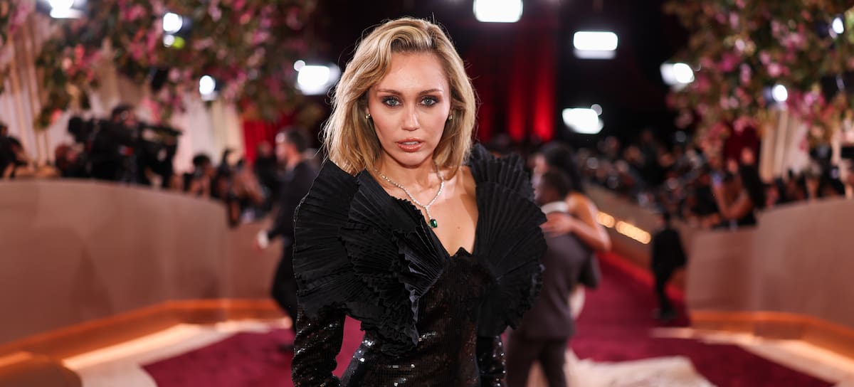 Miley Cyrus en la 83ª gala de los Premios Globo de Oro, enero de 2026
