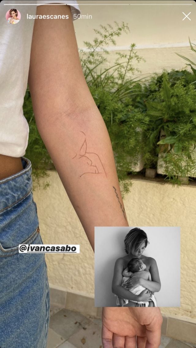 El nuevo tatuaje de Laura Escanes.