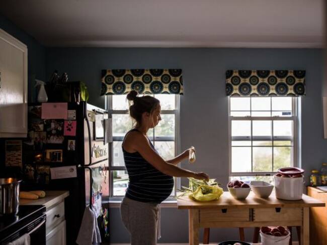 Durante el embarazo, importante seguir una dieta equilibrada.