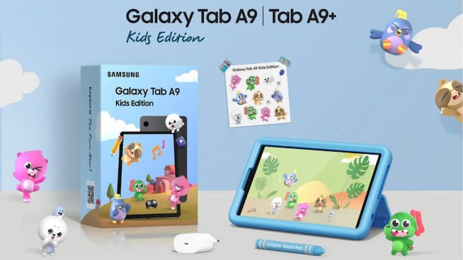 La Galaxy Tab para niños.