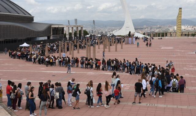 El casting de Barcelona se ha celebrado en la explanada olímpica del Palau Sant Jordi