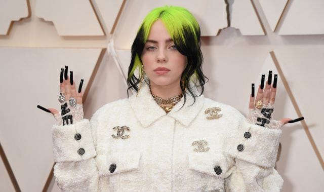 Billie Eilish durante la 92 edición de los Óscar (2020)