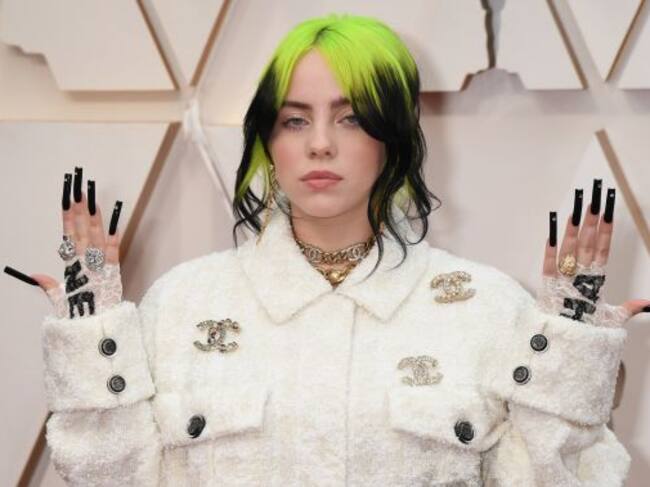 Billie Eilish durante la 92 edición de los Óscar (2020)