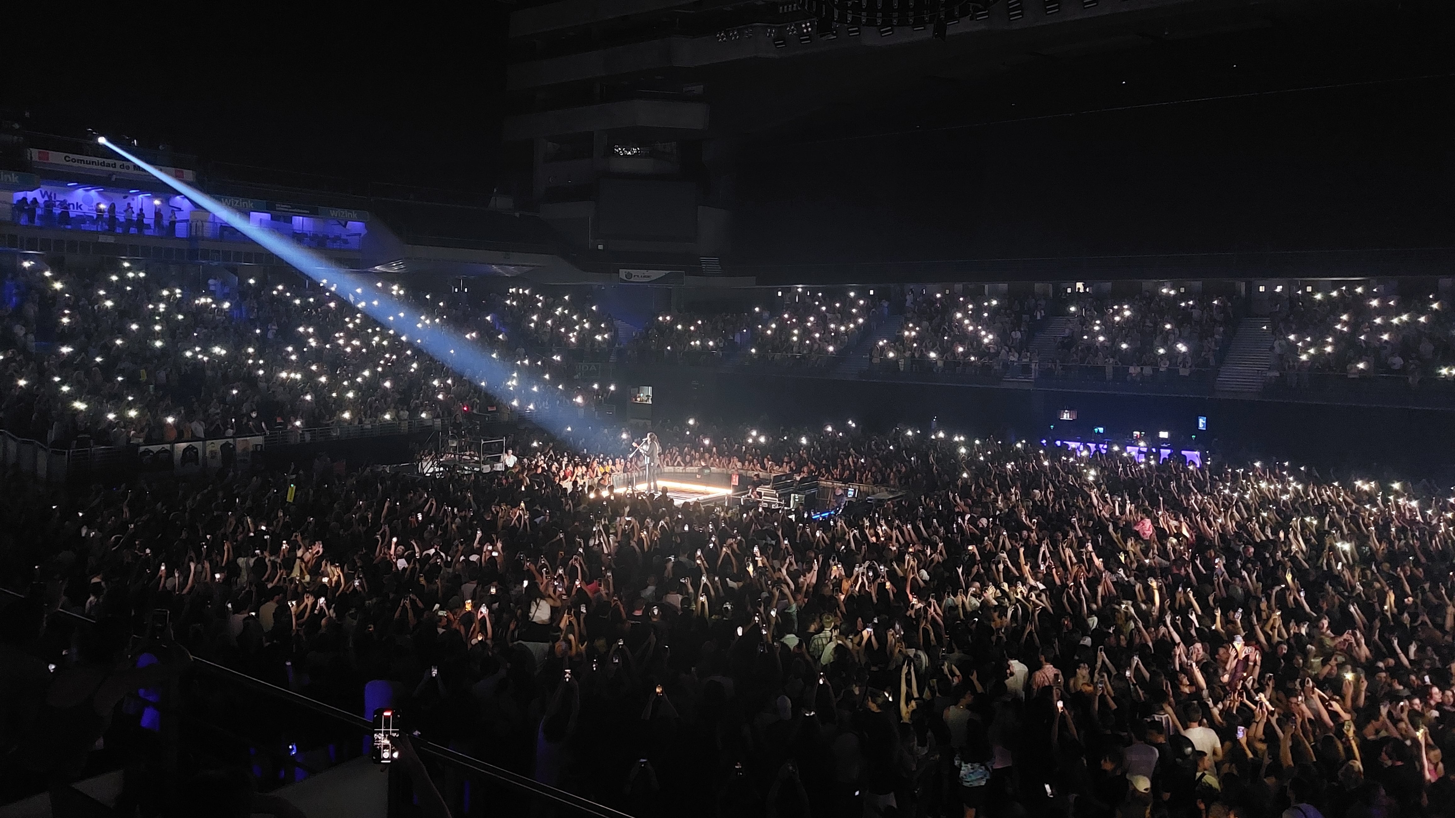 Hozier en el escenario B, en el Wizink Center de Madrid, el 1 de julio de 2024 (Foto: Sandra Pérez)