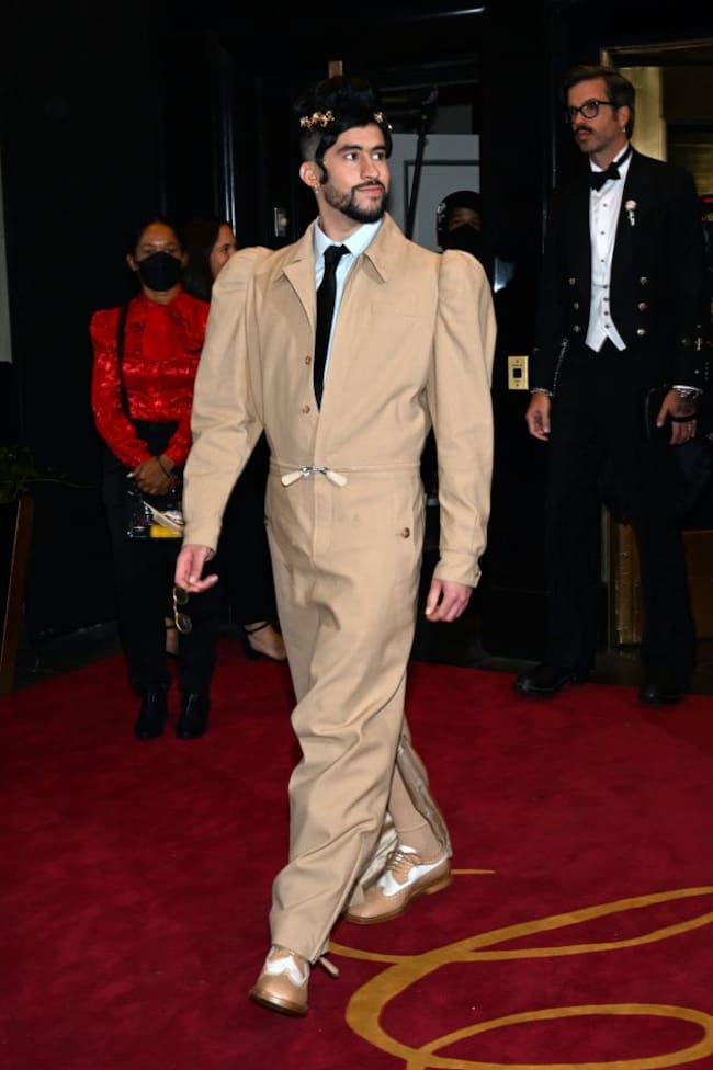 Bad Bunny en la gala MET.