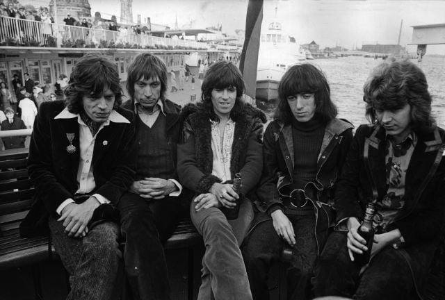 The Rolling Stones en 1970. 