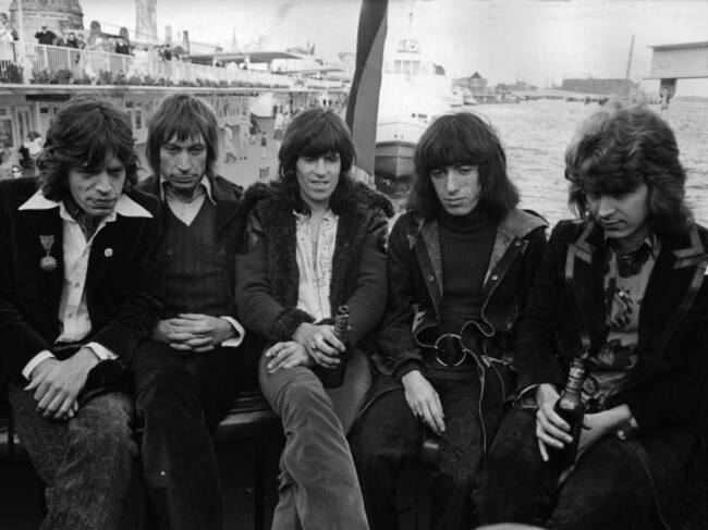 The Rolling Stones en 1970.
