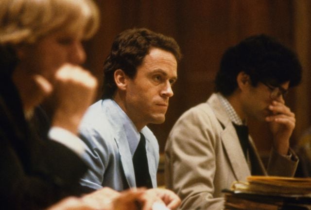 Theodore Bundy, durante un juicio en el que se le culpaba de asesinato, en 1979.