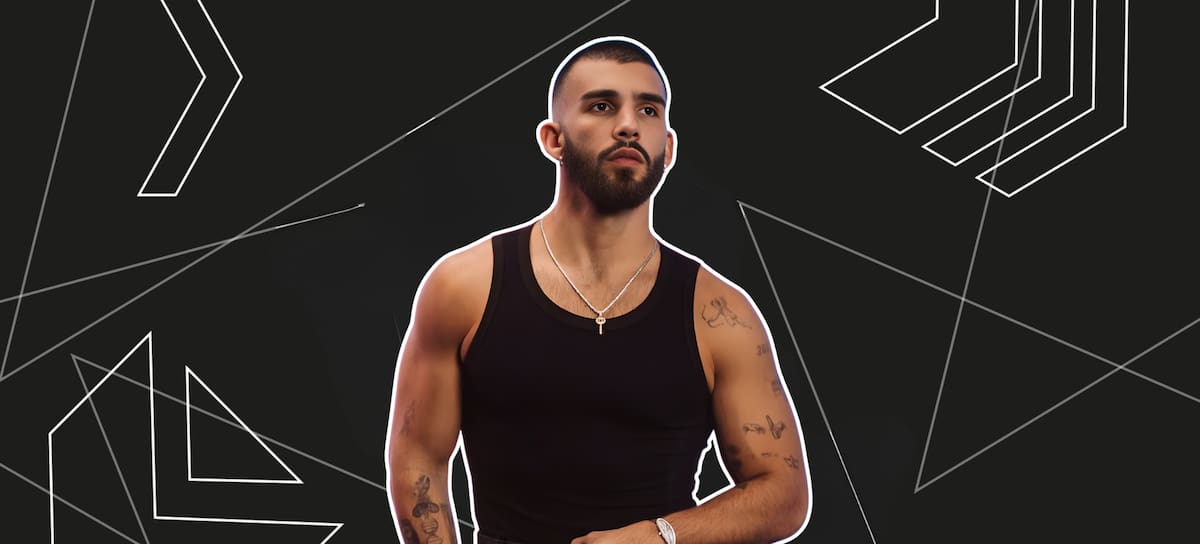 Manuel Turizo, líder de la lista con 'Por un pendejo no se llora (salud mi reina)'.