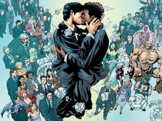 La primera boda gay de Marvel.