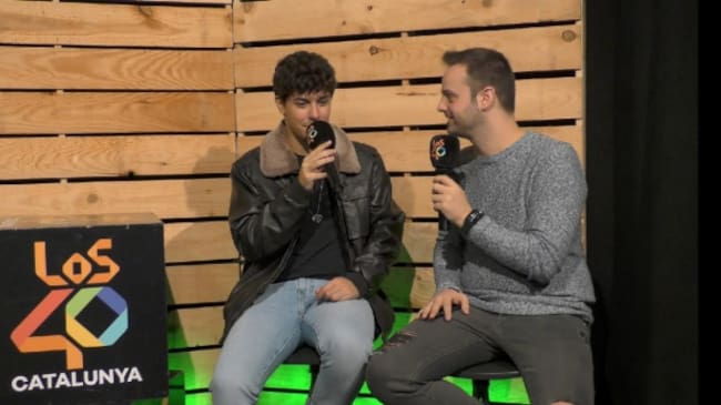 Alfred y Victor de la Torre en un momento de la entrevista